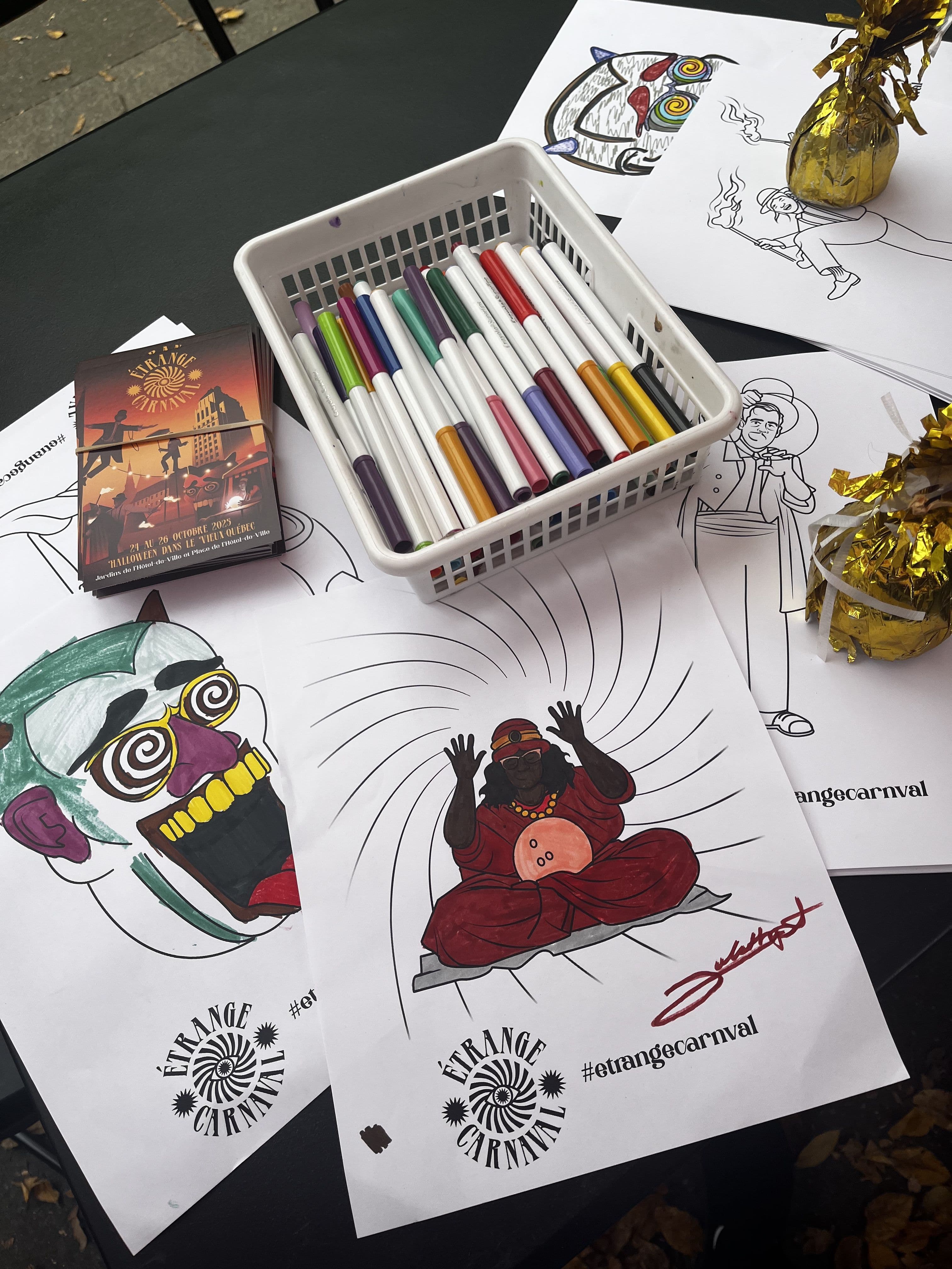 Coloriage et tatouage temporaire