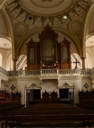 Récital d'orgue à la tombée de la nuit